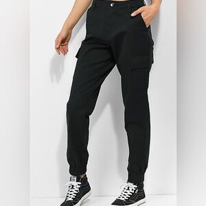 Women Emory Empyre Black Cargo Pants S